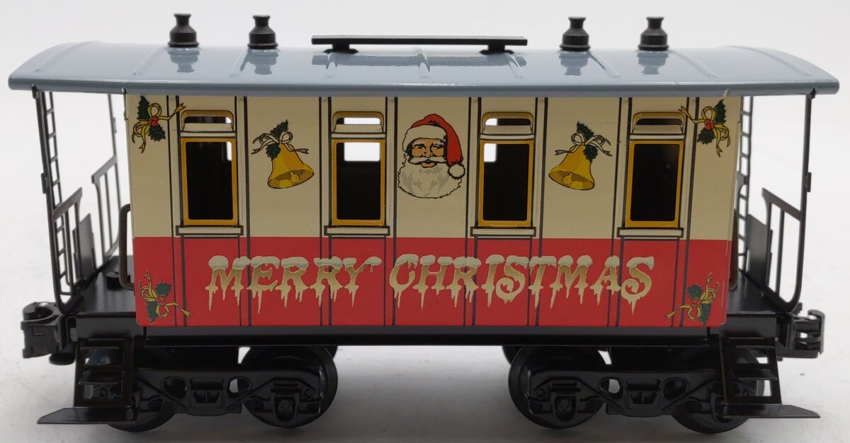 ETS 309/R O Gauge Tinplate Christmas Passenger Car EX/Box