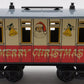 ETS 309/R O Gauge Tinplate Christmas Passenger Car EX/Box