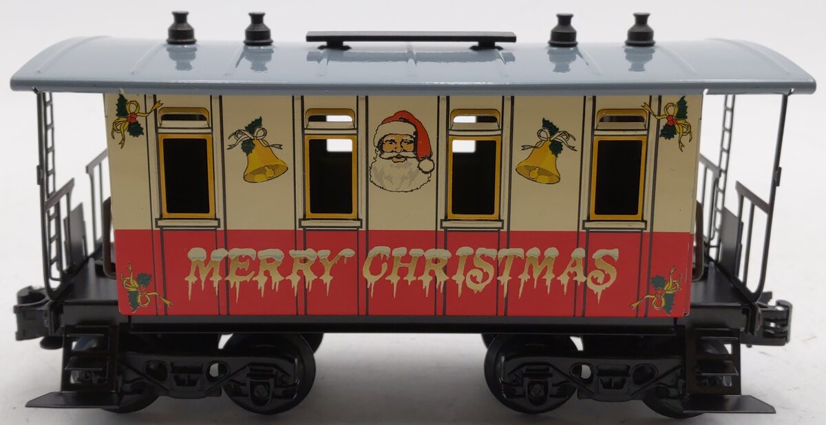 ETS 309/R O Gauge Tinplate Christmas Passenger Car EX/Box