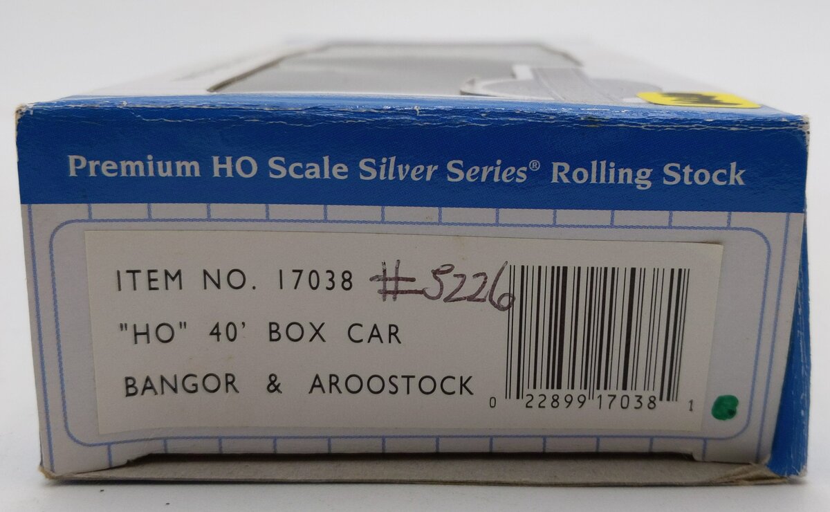 Bachmann 17038 HO Scale Bangor and Aroostook 40' Box Car #5226 EX/Box