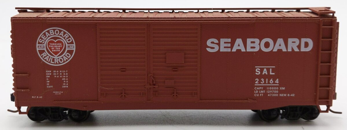 Accurail 93610 HO Seaboard 40' Steel AAR Double Door Boxcar #23164 LN