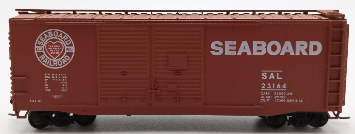 Accurail 93610 HO Seaboard 40' Steel AAR Double Door Boxcar #23164 LN