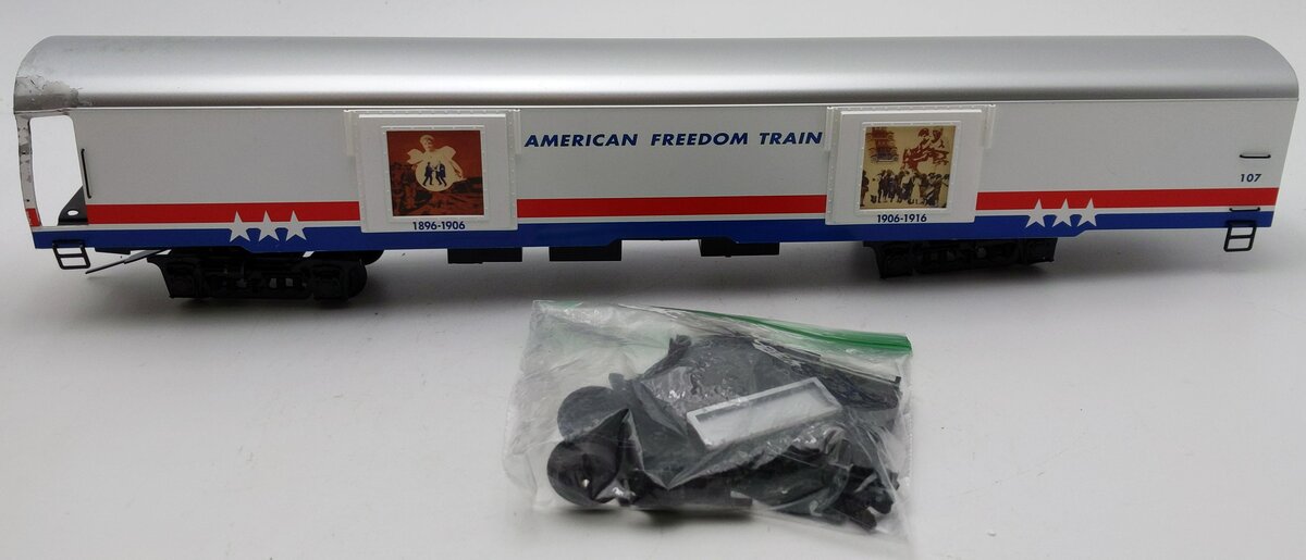K-Line K4601-30107 O American Freedom Train Extruded Aluminum Display Car #107/Box