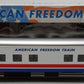 K-Line k4601-30201 O Gauge American Freedom Train 18" Pullman Sleeper #201 EX/Box