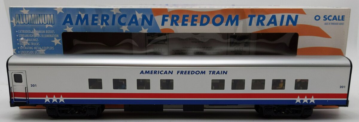 K-Line k4601-30201 O Gauge American Freedom Train 18" Pullman Sleeper #201 EX/Box