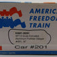 K-Line k4601-30201 O Gauge American Freedom Train 18" Pullman Sleeper #201 EX/Box