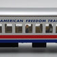 K-Line k4601-30202 O Gauge American Freedom Train 18" Aluminum Diner Car #202 EX/Box
