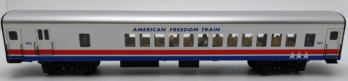 K-Line k4601-30202 O Gauge American Freedom Train 18" Aluminum Diner Car #202 EX/Box