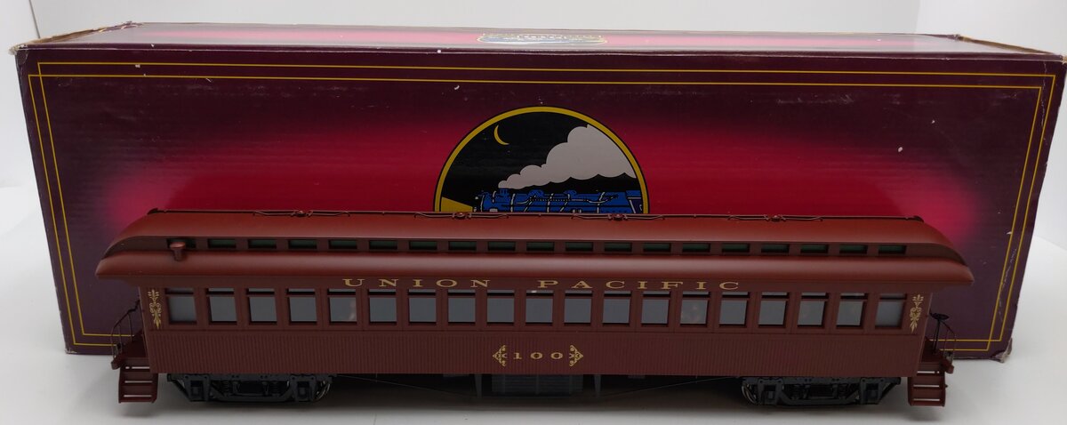 MTH 20-62027 O Gauge Union Pacific Passenger Car #100 (2 Rail) EX/Box