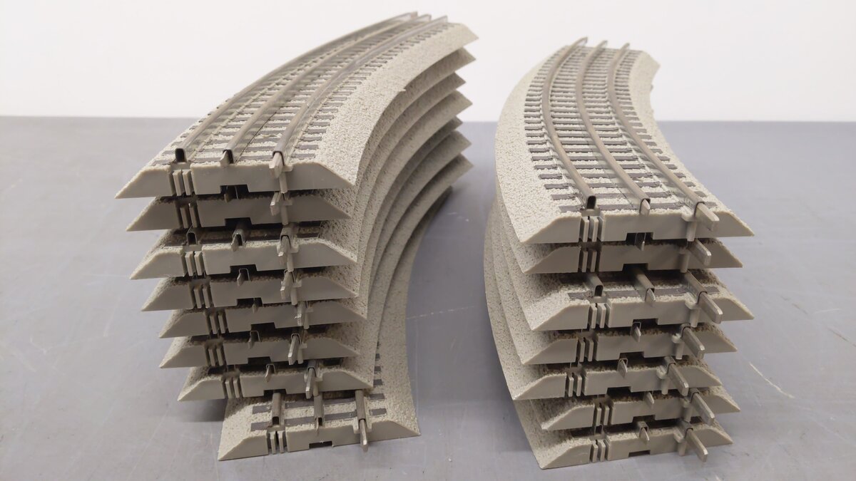 Lionel 6-12043 FasTrack O48 Curved Track (15) EX
