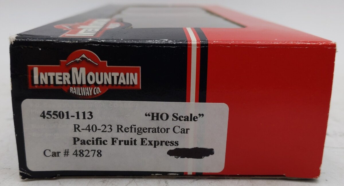 InterMountain 45501-91 HO Scale Pacific Fruit Express Refrigerator Car #46705 EX/Box