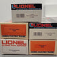 Lionel O Gauge Assorted Boxcars: 19906, 19909, 9483, 9453, 9474 [5] EX/Box