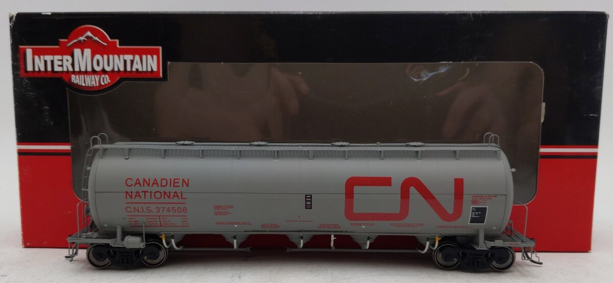 InterMountain 48901-01 HO Scale Canadian National Flow Hopper #374508 EX/Box