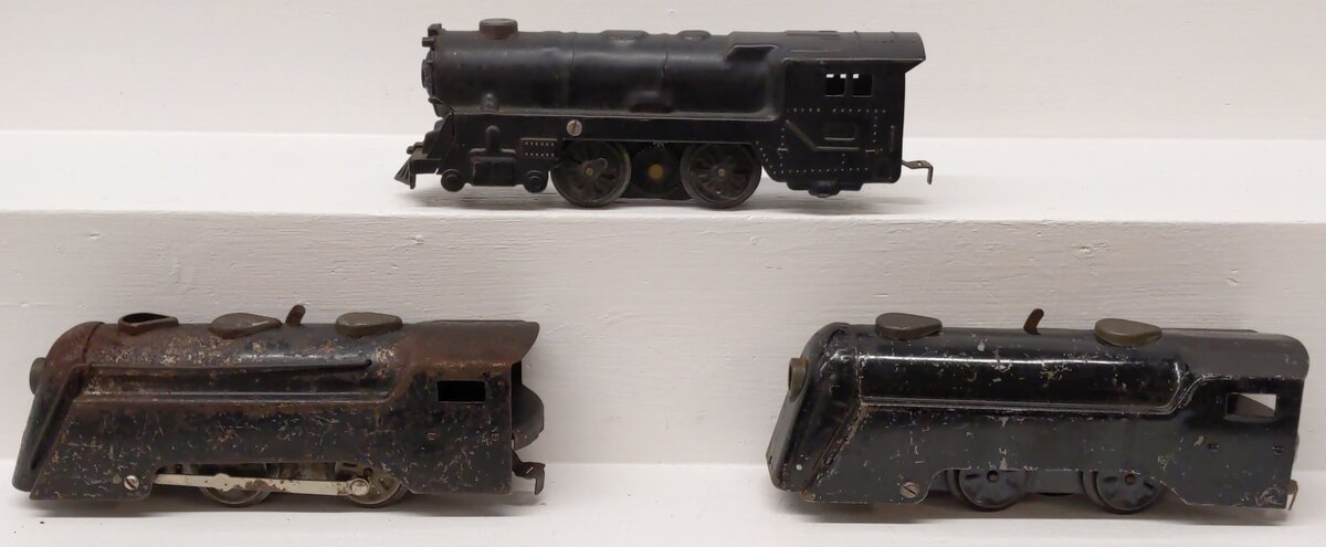 Marx Vintage O Gauge Wind Up And Steam Locomotives [3] VG