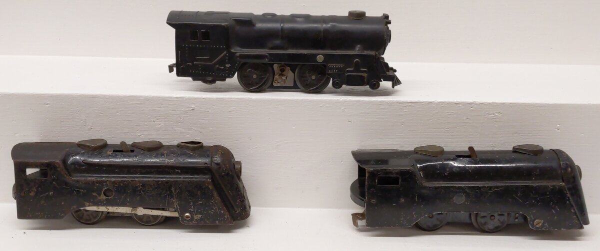 Marx Vintage O Gauge Wind Up And Steam Locomotives [3] VG