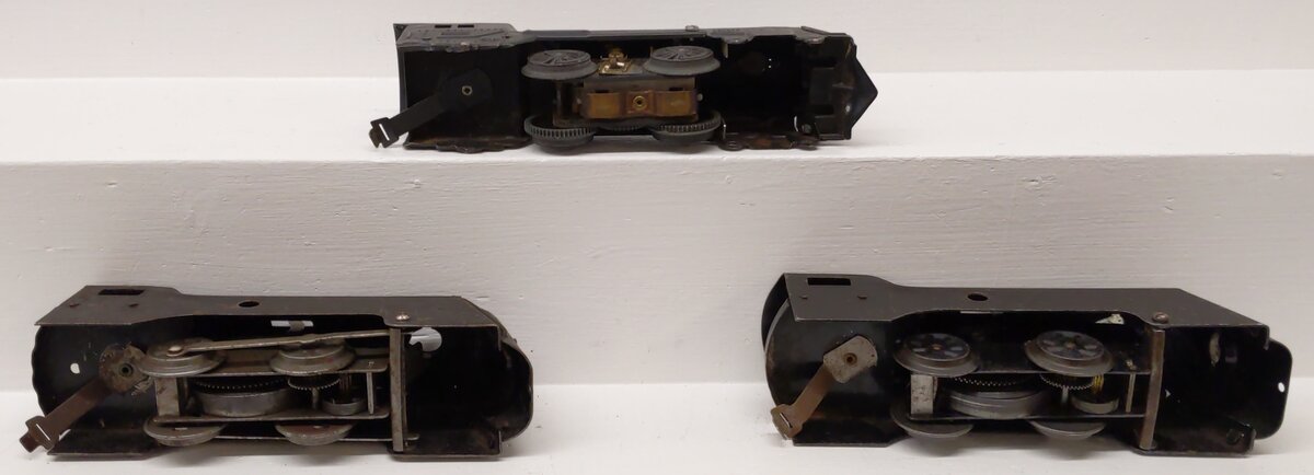 Marx Vintage O Gauge Wind Up And Steam Locomotives [3] VG