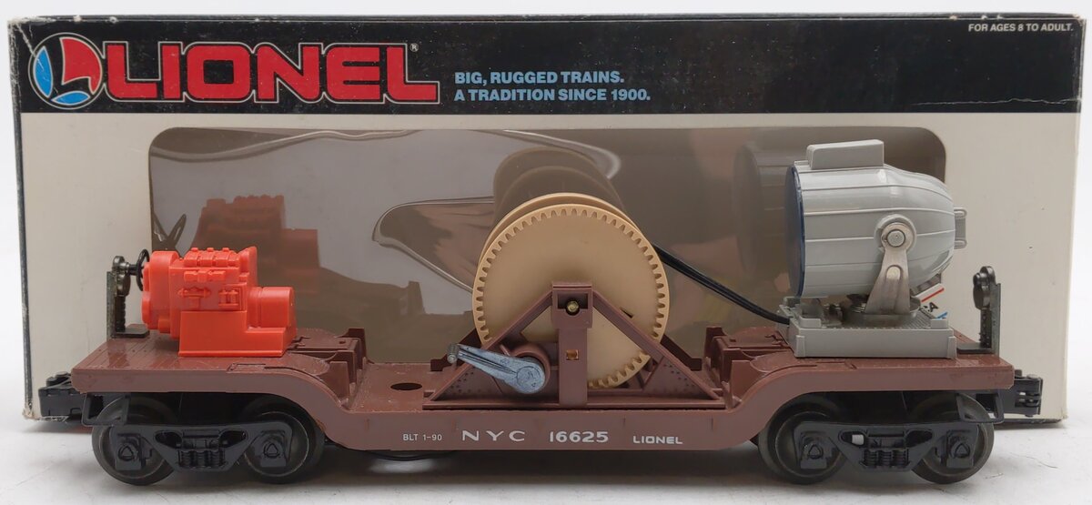 Lionel 6-16625 O Gauge New York Central Extension Searchlight Car EX/Box