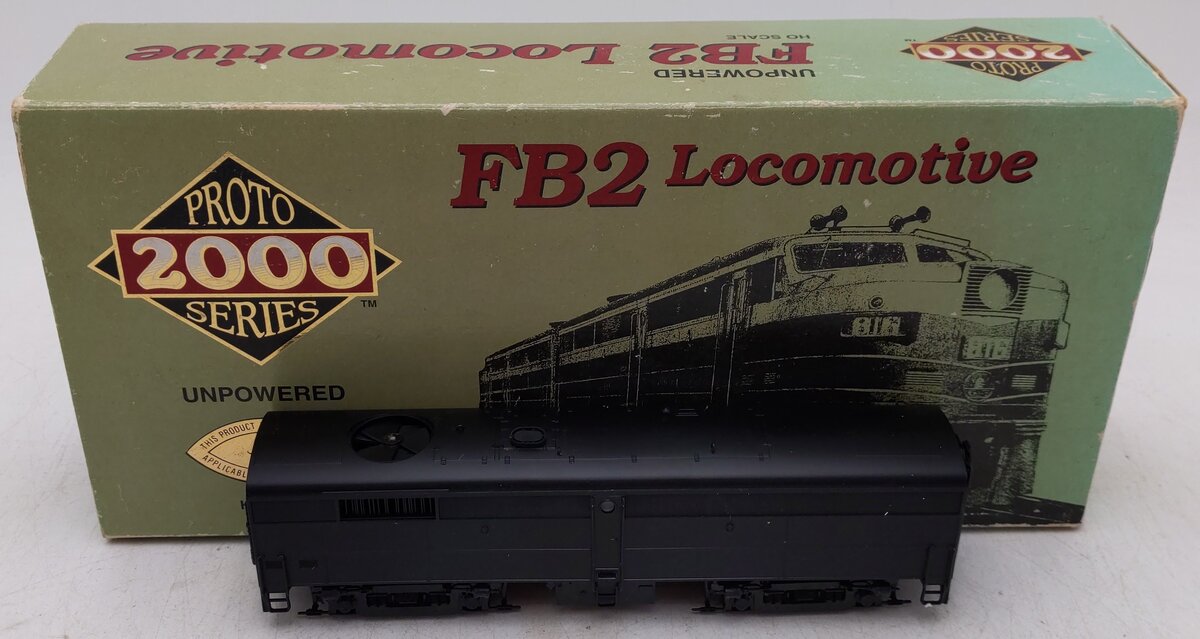 Proto 2000 HO Scale Undecorated FB2 Dummy Diesel Locomotive #8393 EX/Box