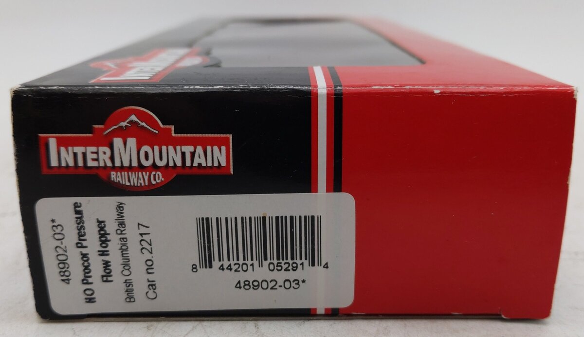 InterMountain 48902-03 HO Scale British Columbia Railway Flow Hopper #2217 EX/Box