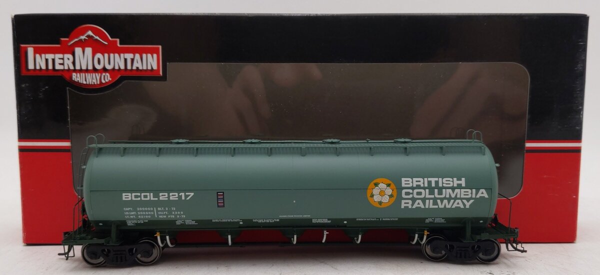 InterMountain 48902-03 HO Scale British Columbia Railway Flow Hopper #2217 EX/Box
