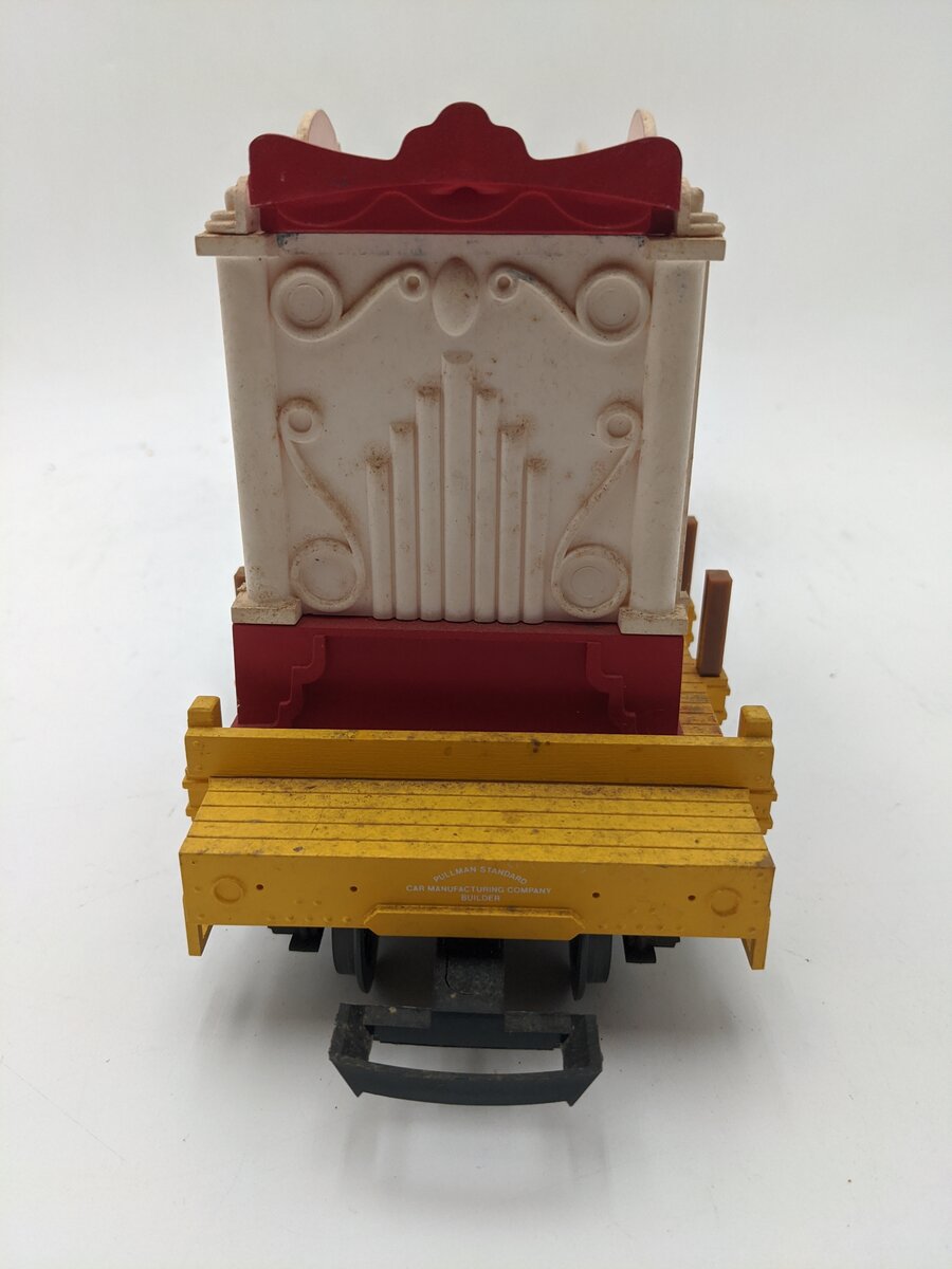 USA Trains G Gauge Circus Flatcar W/ 2 Cages VG