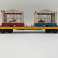 USA Trains G Gauge Circus Flatcar W/ 2 Cages VG