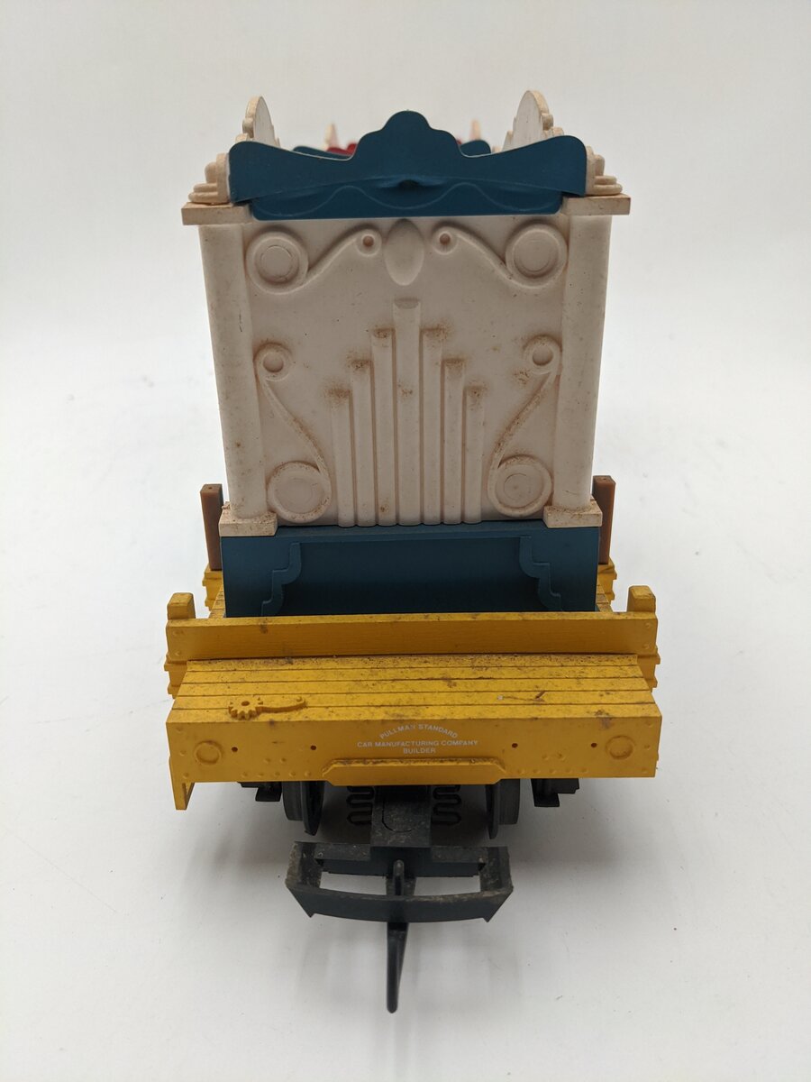 USA Trains G Gauge Circus Flatcar W/ 2 Cages VG