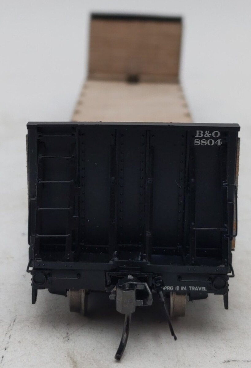 InterMountain 48753-07 HO Scale Baltimore & Ohio Bulkhead Flat Car #8804 EX/Box