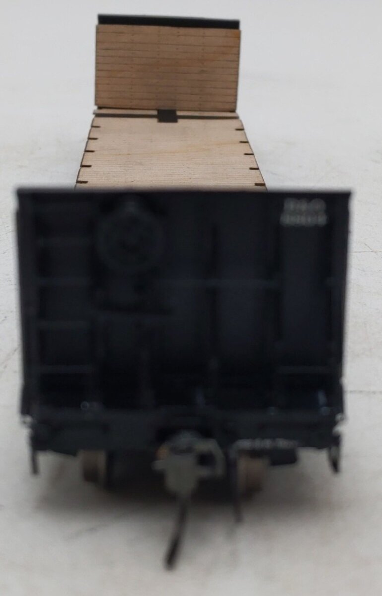 InterMountain 48753-07 HO Scale Baltimore & Ohio Bulkhead Flat Car #8804 EX/Box