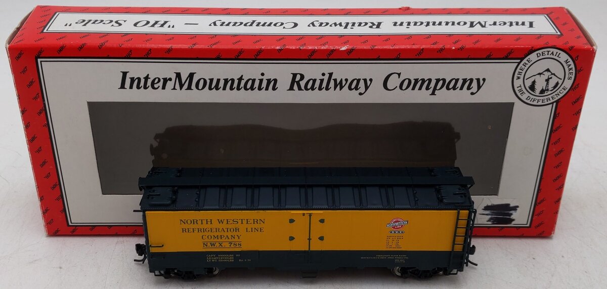 InterMountain 45536-11 HO Scale North Western Reefer Car #788 EX/Box