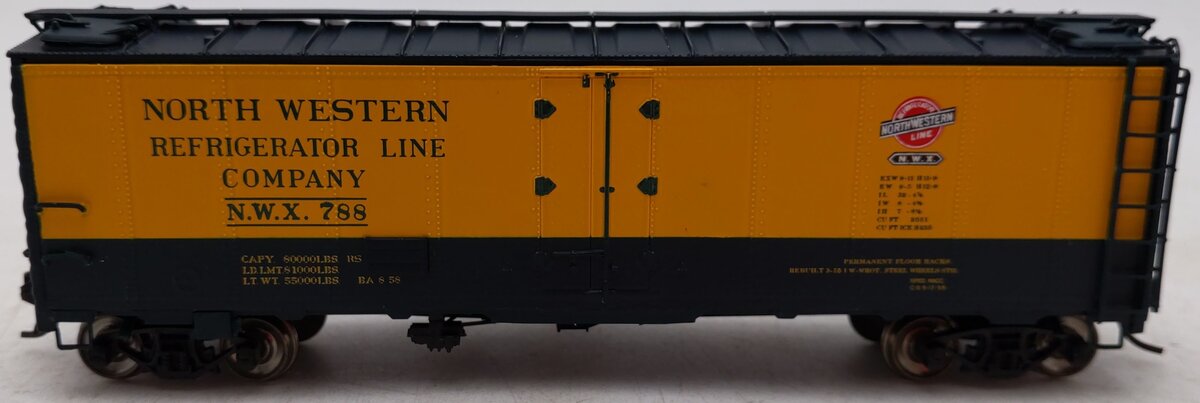 InterMountain 45536-11 HO Scale North Western Reefer Car #788 EX/Box