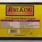 MTH 30-1343-1 NYC & HRR 4-4-0 General Steam Engine w/PS2 #367 EX/Box