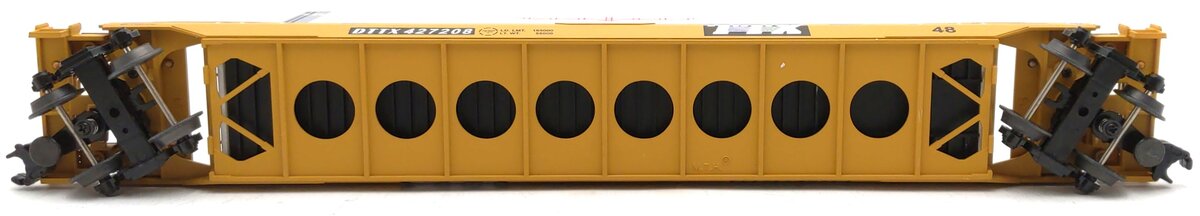 MTH 20-9501 O TTX Trailer Train Flatcar w/Husky Stack #427208 EX/Box