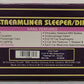 MTH 20-6638 O UP 70' Streamlined Sleeper/Diner Passenger Car Set (Set of 2) LN/Box