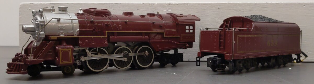 Lionel 6-8101 O Gauge Chicago & Alton 4-6-4 Diecast Steam Loco & Tender #659 EX/Box