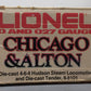 Lionel 6-8101 O Gauge Chicago & Alton 4-6-4 Diecast Steam Loco & Tender #659 EX/Box