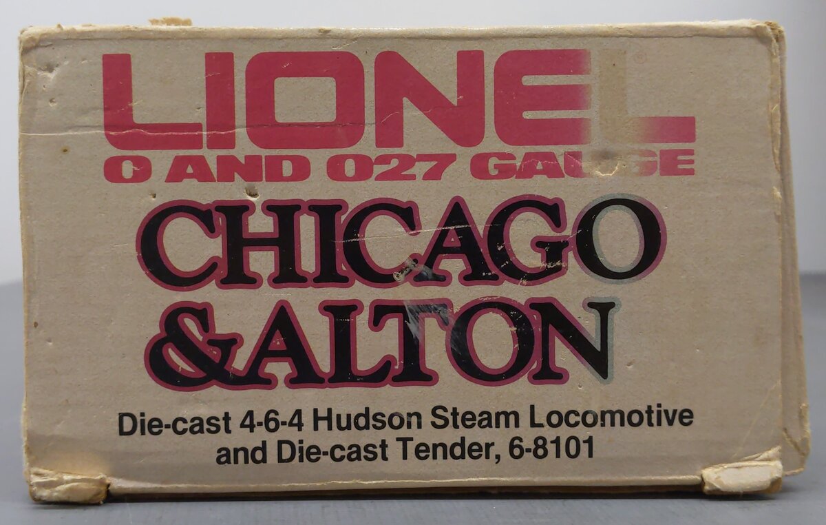 Lionel 6-8101 O Gauge Chicago & Alton 4-6-4 Diecast Steam Loco & Tender #659 EX/Box
