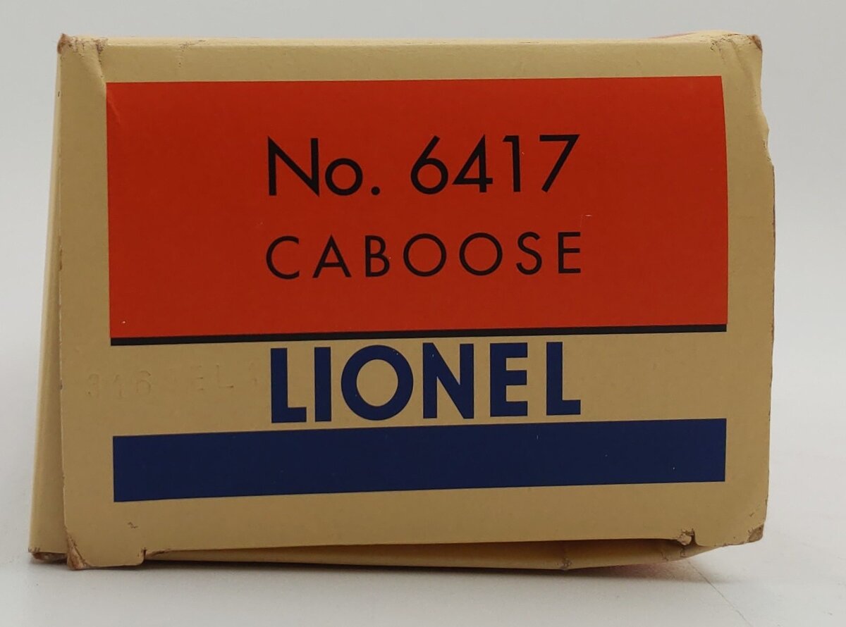 Lionel 6417 O Pennsylvania N5C Caboose w/o "NYC Zone"  #536417 - RARE EX/Box