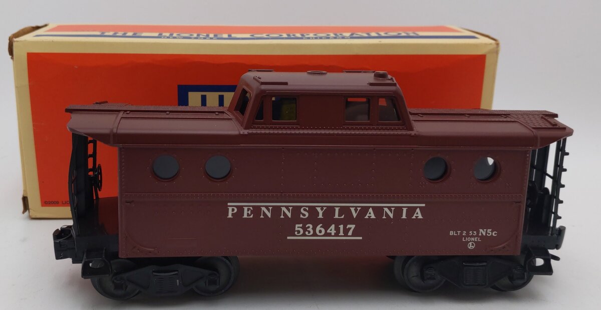Lionel 6417 O Pennsylvania N5C Caboose w/o "NYC Zone"  #536417 - RARE EX/Box