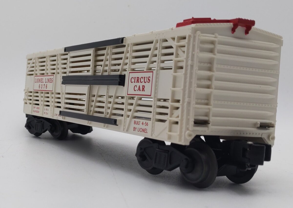 Lionel 6-19557 O Gauge Postwar Celebration Series Circus Stock Car #6376 EX/Box