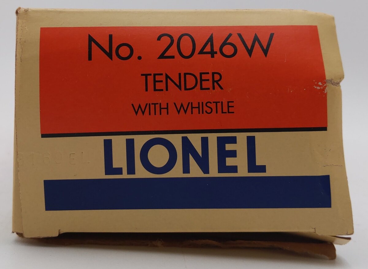 Lionel Modern 2046W O Lionel Lines Whistle Tender EX/Box