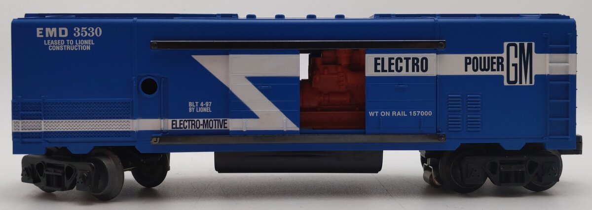 Lionel 6-19831 O Gauge GM Operating Generator/Searchlight Car EX/Box