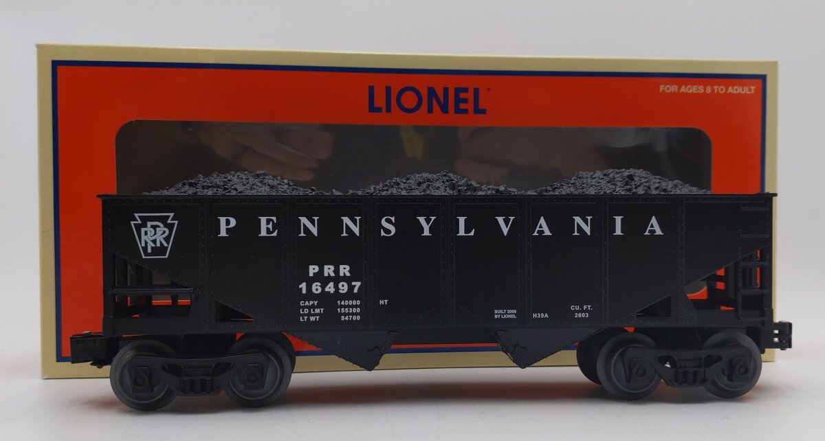 Lionel 6-16497 O Gauge Pennsylvania Hopper Car #16497 LN/Box