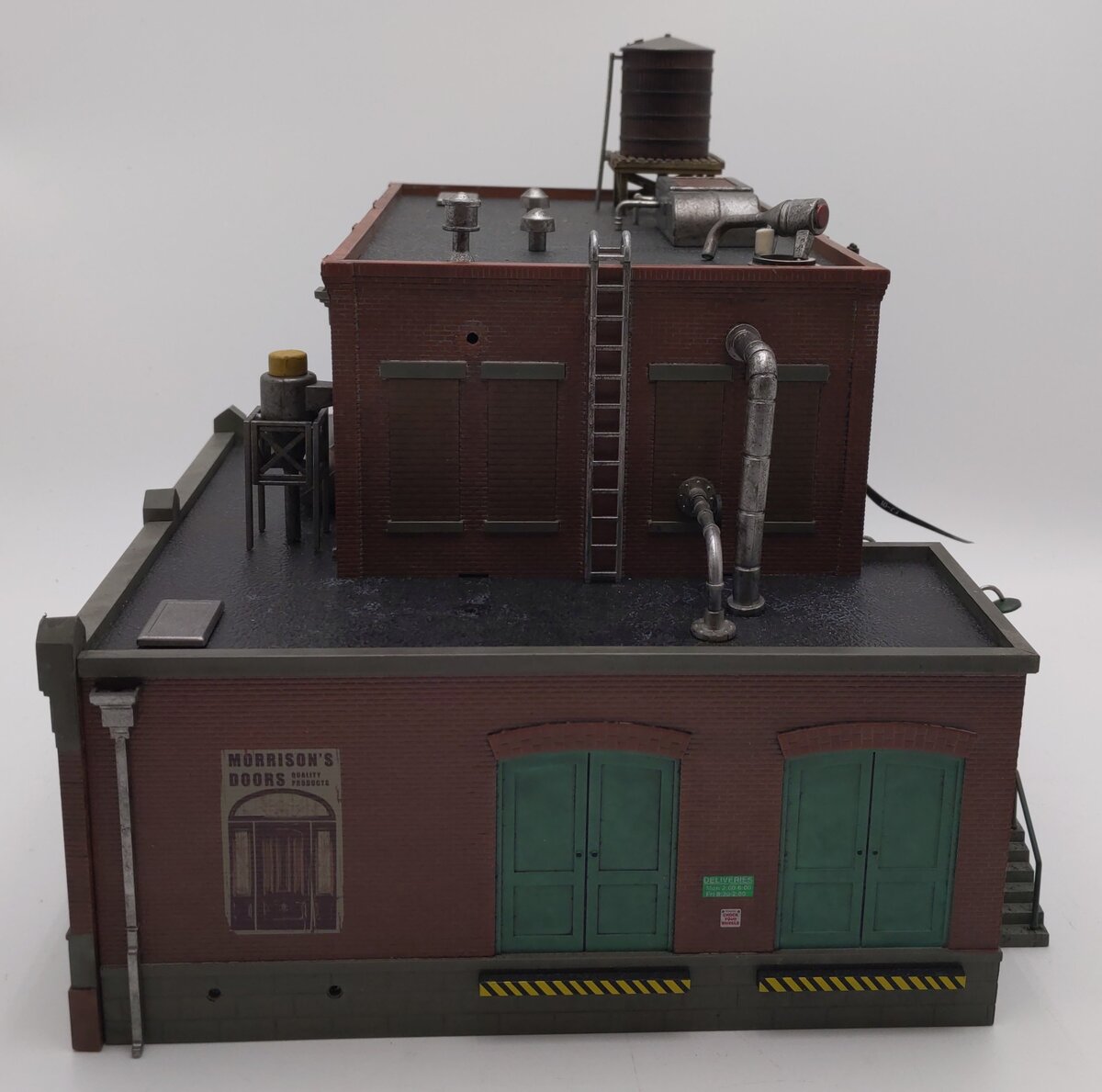 Woodland Scenics BR5848 O Scale Built-&-Ready Morrison's Door Factory Building EX/Box