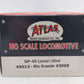 Atlas 8916 HO Scale Rio Grande EMD GP40 Diesel Locomotive #3068 EX/Box
