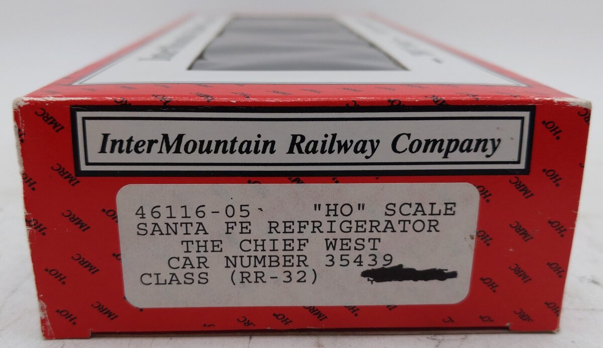 InterMountain 46116-05 HO Scale Santa Fe The Chief West Refrigerator Car #35439 EX/Box