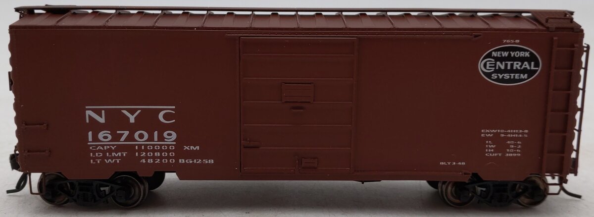 InterMountain 45484-02 HO New York Central 40' PS-1 Boxcar #167019 EX/Box