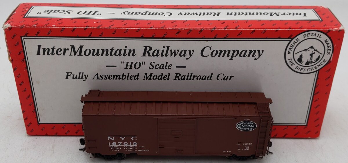 InterMountain 45484-02 HO New York Central 40' PS-1 Boxcar #167019 EX/Box