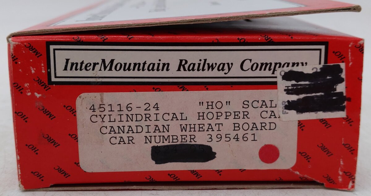 InterMountain 45116-24 HO Canadian Wheat Board Cylin. Covered Hopper #395461 EX/Box