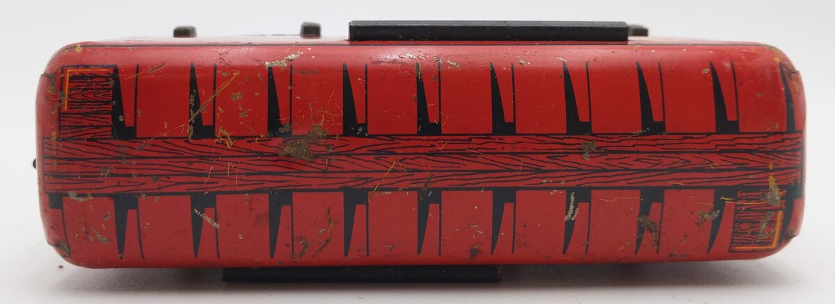 Marx O Gauge Prewar Baltimore & Ohio Red Tinplate Boxcar #384299 VG
